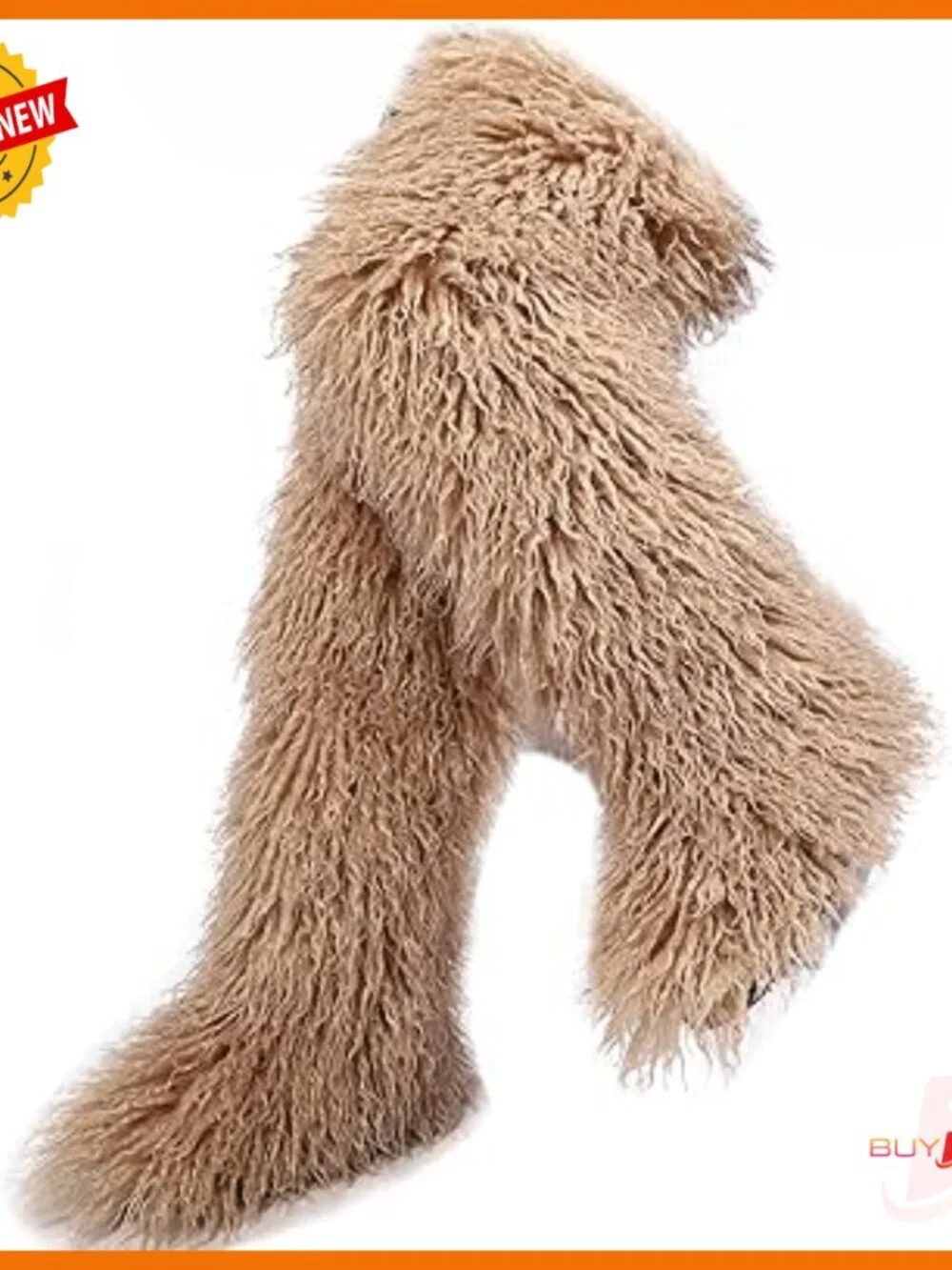 29 Inch Over the Knee Faux Fur Snow Boots Winter Thigh High Boots